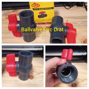 Ball Valve PVC 1" DRAT PER PCS