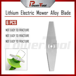 6pcs Electric Weed Eater Cordless Metal Saw Blade Electric Grass Trimmer Blade Edger Lawn Tool Accessory for Cordless String Trimmer Electric Weed Eater Battery Powered Weed Wacker Brush Cutter