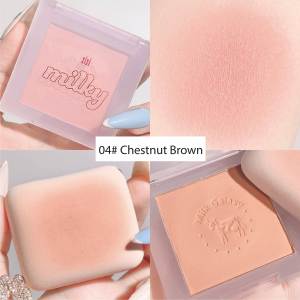 XIXI Milk Galaxy Soft Mist Matte Blush Palette 13 Color Options 4g 43g Repair/Improve Complexion Normal Skin Waterproof Pressed Powder