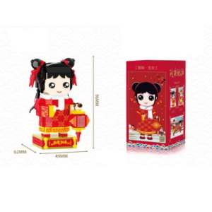 OKEYBELI Mainan Tema Chinese / Mainan Anak Blok Bangunan / Block Bricks Mini / Mainan Edukatif Balok DIY COD N15