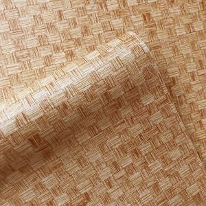 Chinese Style Bamboo Mat Pattern Self-adhesive Wallpaper Retro Style Restaurant and Study Imitation Bamboo Woven PVC Wallpaper