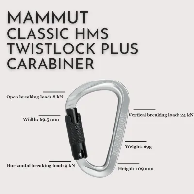 MAMMUT Classic HMS Twistlock Plus Carabiner