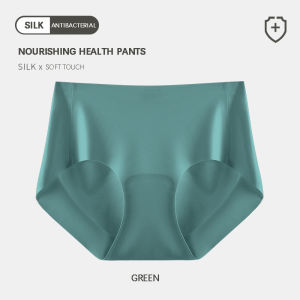 Flarixa Seamless Womens Panties Ice Silk Panties Girls Underwear Elastic Cotton Crotch Antibacterial Lingerie Quick Dry Thin Sports Breathable Hip Lift Intimates Briefs