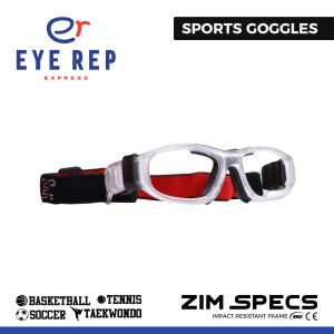 Zim Specs MOTTO (ZS63) Prescription-able Sports Goggles Basketball/Tennis/Volleyball/Football for Kids/Teens|EYE REP Express