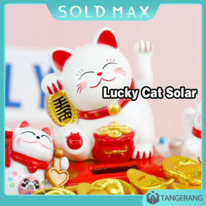 Lucky Cat Solar/Kucing Solar/Kucing Hoki Pajangan/Maneki Neko Kucing