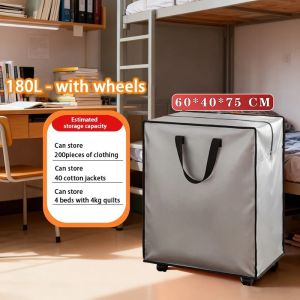 Universal Wheel Storage Bag Extra Large Waterproof Storage Totes Tear-Resistant Packing Bag For Moving Storage Traveling