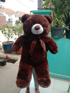 BONEKA BERUANG TEDDY TEDY BEAR JUMBO BESAR KARAKTER BINATANG MAINAN ANAK KADO SOUVENIR HIASAN BANTAL