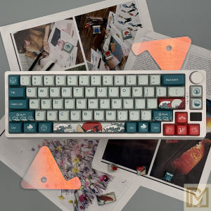 DK67 V2 Pro Keyboard Kit 65% Barebone 3 Mode LCD Knob Gasket Mount Mechanical Keyboard