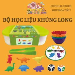 Bộ Học Liệu Khủng Long Counting Dinosaur Cho Bé Đồ Chơi Giáo Dục Sớm Rèn Toán Học!ChunChinToyKingDom
