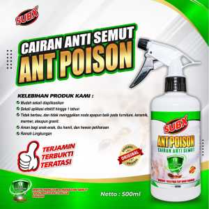 RACUN ANTI SEMUT 500ML/BASMI SEMUT TANPA AMPUN/ EFEKTIF DENGAN FORMULA AMPUH/ANT POISON