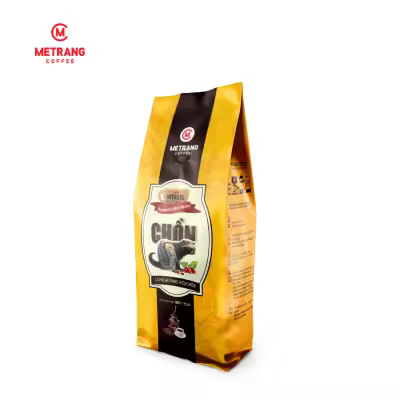Cà Phê Chồn hạt rang - Mê Trang - túi hạt 500g - Cà phê nguyên chất