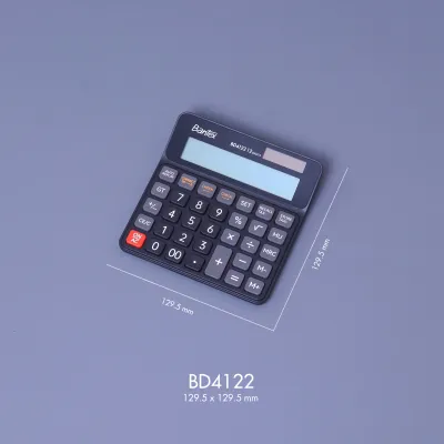 Bantex Kalkulator Kantor 12 Digit Tampilan Besar Dual Power Garansi 3 Tahun BD412X