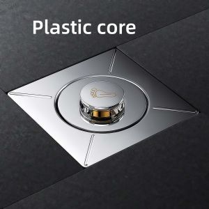 304 Stainless Steel Floor Drain Cover | Anti Odor Bathroom Drain Cover No Smell – 304 Grade Stainless Steel No Rust Long Lasting