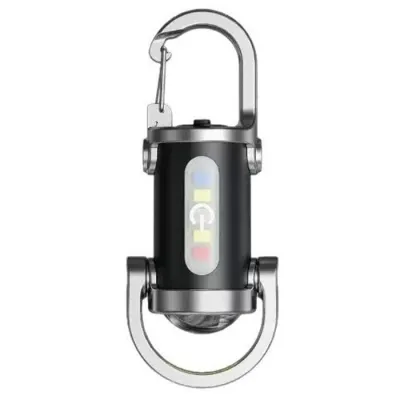 Senter Gantungan Kunci LED Super Terang Tahan Air - Senter Gantungan Kunci Mini untuk Berkemah/Alat Penerangan Aluminium LED Mini Portabel/Senter LED Super Terang Tahan Air