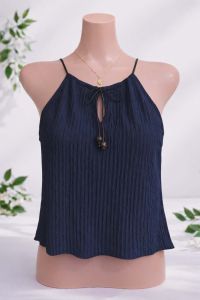 Barc Crepe String Halter Top