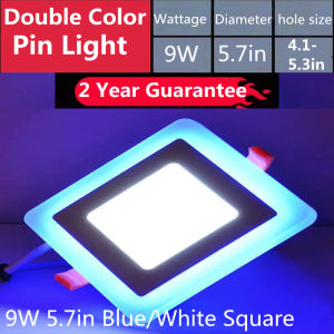 Tri color Pin Light 5W /7W/9W Downlight Ultra-Thin Ceiling Light Recessed Pin Lights For Living Room Bedroom