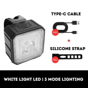 【Product Lab】SG Ready Stock Warning Light Ultra-Bright Bicycle LED 200m Long-Range Visibility 300mAh Rechargeable 3 Lighting Modes Waterproof & Dustproof Night Cyling Biker