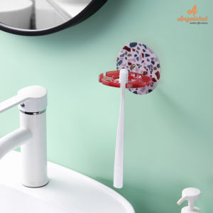 Tempat Sikat Gigi Odol Tempel / Rak holder sikat gigi / Tooth Brush Holder 2 PCS