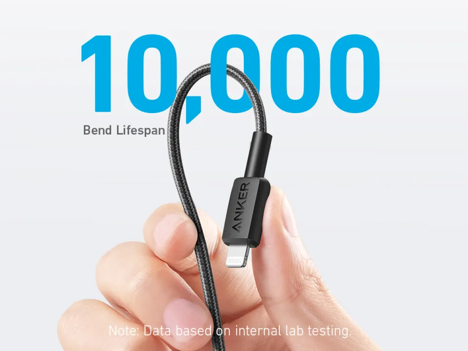 Anker 322 MFI USB-C to Lightning Cable Fast Charging Cable for