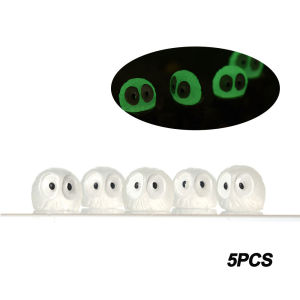 YESPERY 5/10/20ชิ้นมินิเรืองแสง Briquettes เอลฟ์ฝุ่นสไปรท์เครื่องประดับขนาดเล็กกระถางประดับเรืองแสงตกแต่งทำสวนกระถางขนาดเล็ก