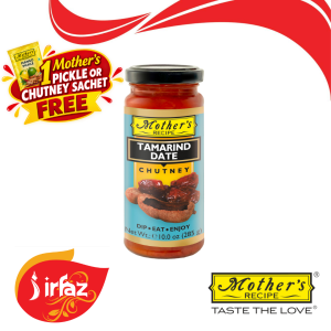 Mothers Recipe Tamarind Date Chutney 285g | Chutney Asam Jawa Kurma | Imli Khajur Chutney | Sos Cicah India