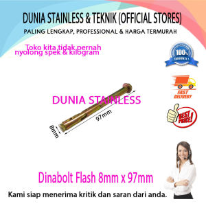 Dinabolt Flash 8mm x 97mm aksesoris teknik bengkel