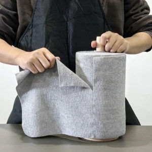 Hand-torn Reusable Kitchen Cleaning Cloth Roll Super Absorbent Non-Stick Microfiber Towel 20 Sheets