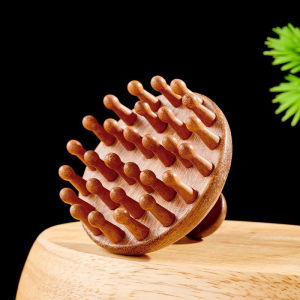 【1-3 Days Delivery】Scalp Massage Comb Meridian Brush Portable Anti-Static Promote Blood Circulation Relieve Fatigue Wooden Body Massager Brush Facial