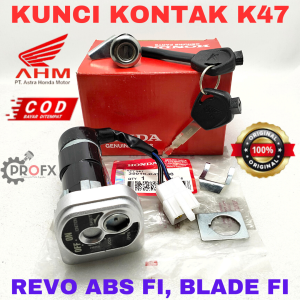 KUNCI KONTAK SET ASSY REVO ABS F1 BLADE F1 HONDA K47 KUALITAS ORIGINAL ASLI AHM GEMBOK MOTOR KONCI
