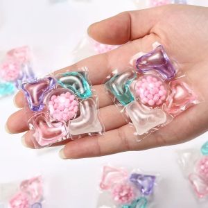 200PCS Laundry Pods Liquid Capsules Detergent Beads Balls Wash Laundry Long-lasting Fragrance Scent 5IN1 Laundry Beads Detergent Laundry Detergent Capsules Ball Long Fragrance Powerful Clean Detergent Laundry Capsules Sakura Fragrance