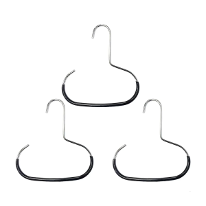 3pcs Multifunctional Steel Hanger System for Hats Scarves Ties Closet Organizers Home Baseball Caps Storage Essential