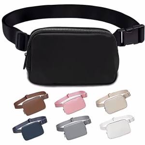 LZD New lulu Same Style Waist Bag Nylon Waterproof Chest Bag Outdoor Sports Running Phone Bag All-Match Crossbody Men and Women