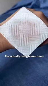 Us Ultra Thin Cotton Pads 1200pcs Patent Embossed Texture