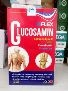 Viên uống bổ xương khớp Oflex Glucosamin - Giúp bổ sung dịch nhờn cho khớp  giảm khô khớp  cứng khớp  giúp khớp vận động linh hoạt - Hộp 60 V