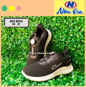 Yasa Footwear - Sepatu Sekolah Anak New Era Bos Boys 29-37 / Sepatu Sekolah Hitam / Sepatu Sneakers Anak / Sepatu Keren /Sepatu Murah