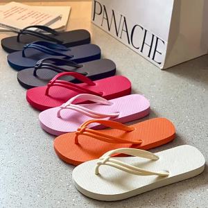 [Free Shipping] In-stock new summer flip-flops for women wedge heel non-slip flat-soled Korean style sandals beach sandals