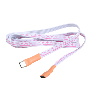 USB C Male to Female Data Transfer Cable With 10W Fast Charging For Tablets Cameras Toy And Portable Electronics