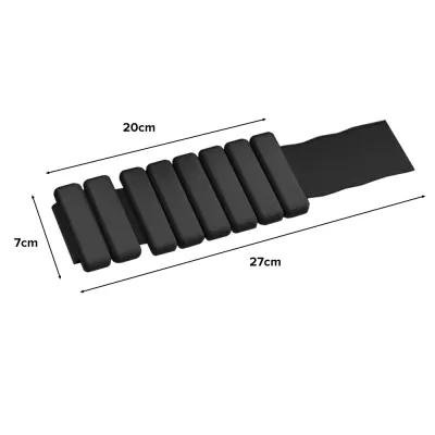 (FITNET) UNSA Silicone Ankle Wrist Weights / Sold in Pairs / 0.9KG / 1.8KG / Wrist & Ankle Weights