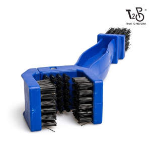 T2P MOQ 3 PCS Motorcycle Chain Brush Cleaner Bicycle Chain Clean Wash Dirt 3 Sided Washing Detailing