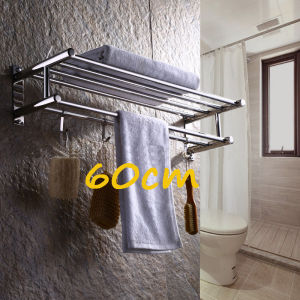 【APEX】Towel Rack Towel Shelf Bathroom Rack Wall-Mounted Towel Rack Perforated Toilet Storage Rack