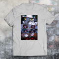 Demon Slayer Kokushibo Anime Cartoon Short Sleeve Cotton Baju T-Shirt. 