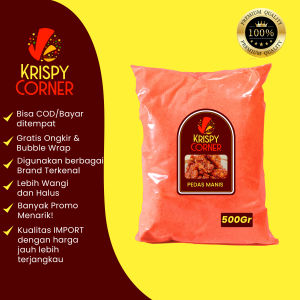 Bumbu Tabur Rasa Pedas Manis 500gr Penyedap Rasa Aneka Snack Kentang Ayam Jamur Crispy Bumbu Instan Rasa Pedas Manis 500gr