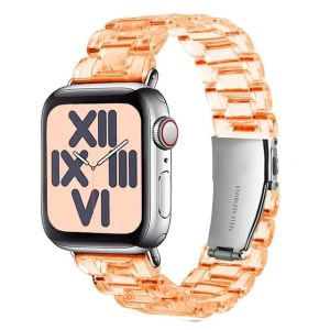 Transparent Strap apple watch band 45mm 49mm 41mm 42mm 40mm correa 44mm 38mm Smart Resin apple watch strap series 9 8 7 6 5 4 SE 321