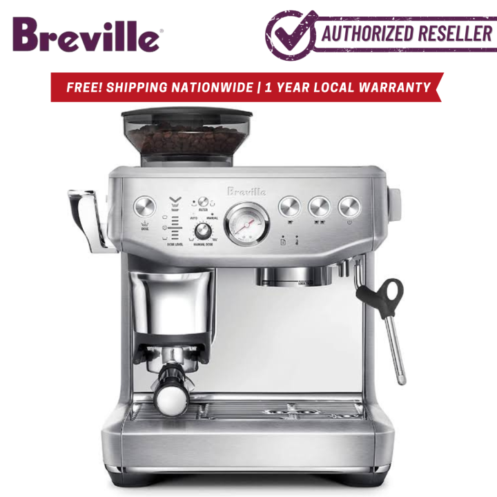 Breville Barista Express Impress Coffee Maker, Espresso Machine with