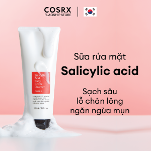 COSRX Salicylic Acid Daily Gentle Cleanser 150ml - Acne Treatment & Exfoliating Facial Cleanser