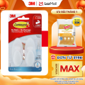 Móc dán tường chống thấm nước 3M™ Command™, BATH18, chống thấm nước, bám cực chắc, tải trọng 1.3kg, vỉ 2 cái. 