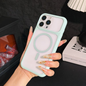 Clear Macaron Color For Magsafe Wireless Charging Military Case For iPhone 17 16 15 14 13 Pro Max Plus Air Hard Shockproof Cover