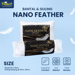 Elephant Set Bantal + Guling Nano Feather