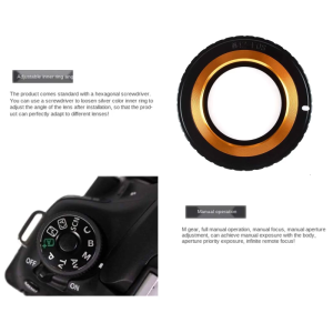M42 Mount Lens to Adapter M42 Adapter for Infinity for FocusFits EF 5DIII 5DII 5D 6D 7D 60D
