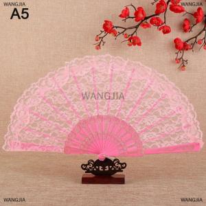 [COD] WANGJIA Vintage Style Lace Folding Fan Chinese Japanese Pattern Art Craft Gift Decor
